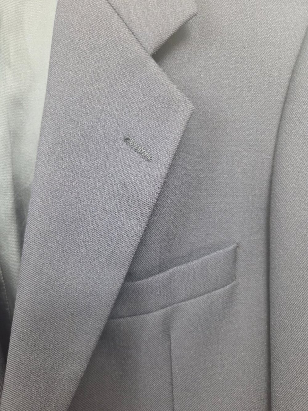 Vintage Yves Saint Laurent Monsieur Men’s Navy Wool Blazer – Made in France - Picture 6 of 14